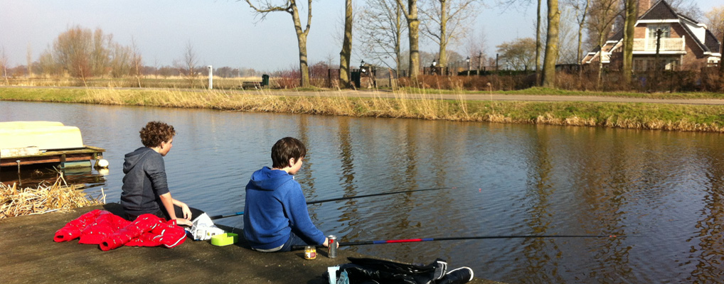 Vissteiger aan de Laak